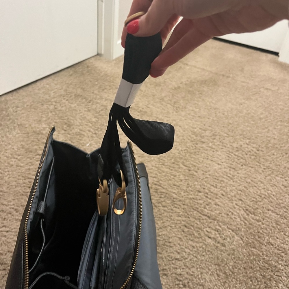 Freshly Picked Black Backpack with Cream Logo Tag - Picture 8 of 8
